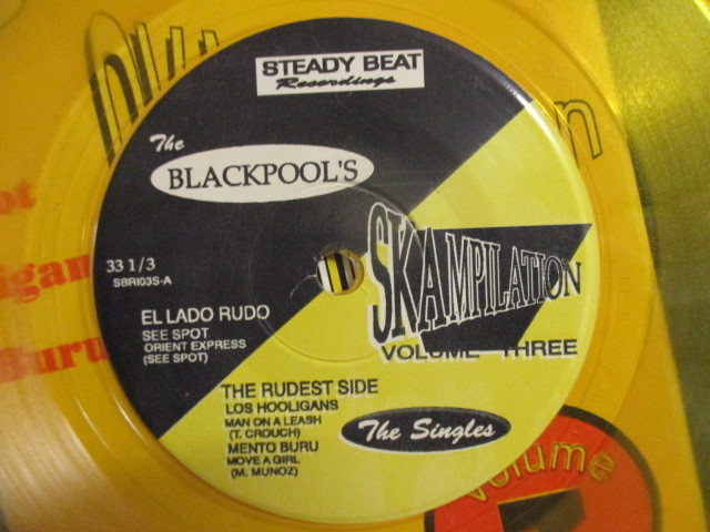 VA : The Blackpool\'s Skampilation Vol.3 7\'\' / 45s (( 90\'s Jazz X SKA темно синий pi/ NEO ska ))(( покупка 5 пункт . стоимость доставки наши расходы 