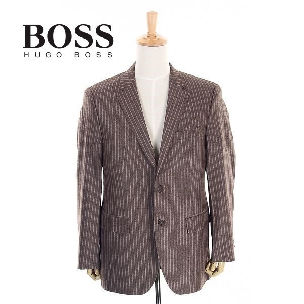 A5234/極美品 秋冬 総裏 HUGO BOSS ヒューゴボス COLOMBO ウール