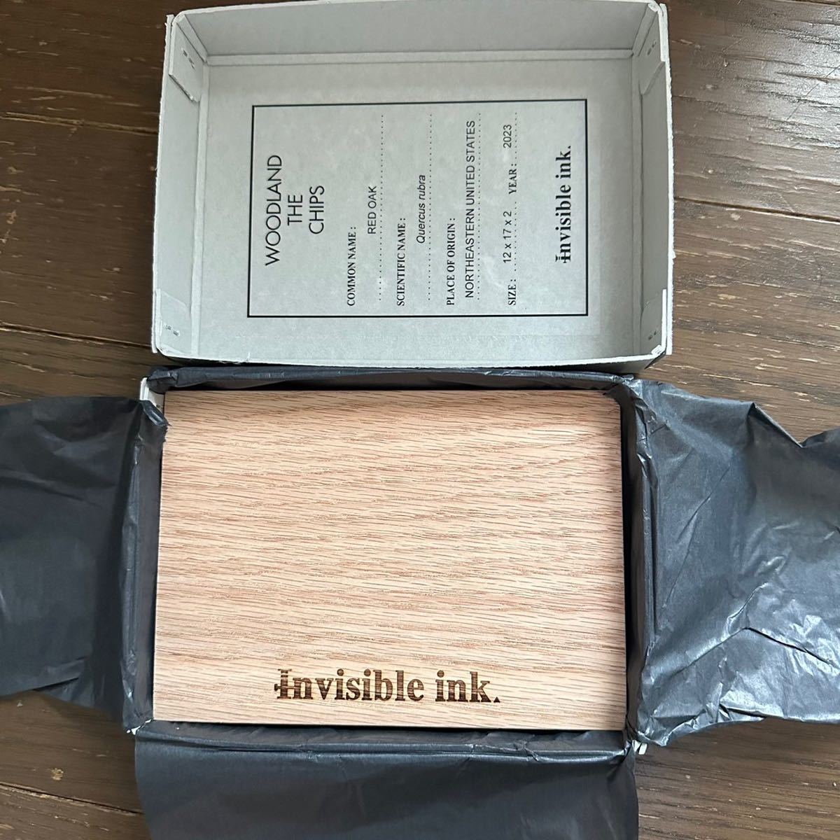 Invisible ink. WOODLAND CHIPS インビジブルインク-