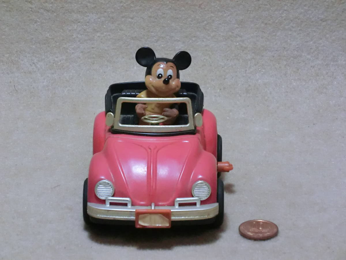 1983年(昭和58年)増田屋製 ミッキーマウス ゼンマイ車 ミッキーが左右