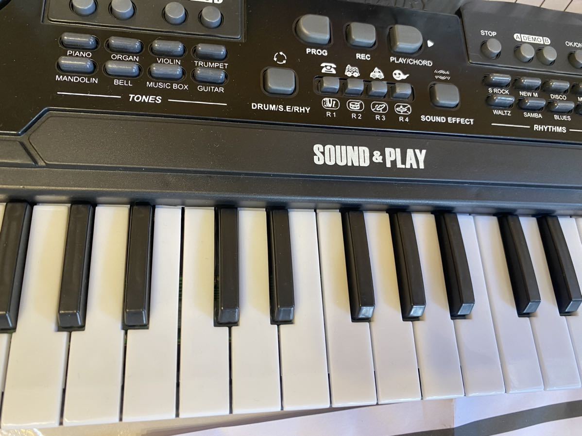  keyboard sound Play 37key electronic piano recording with function Mike attaching AA battery 4ps.