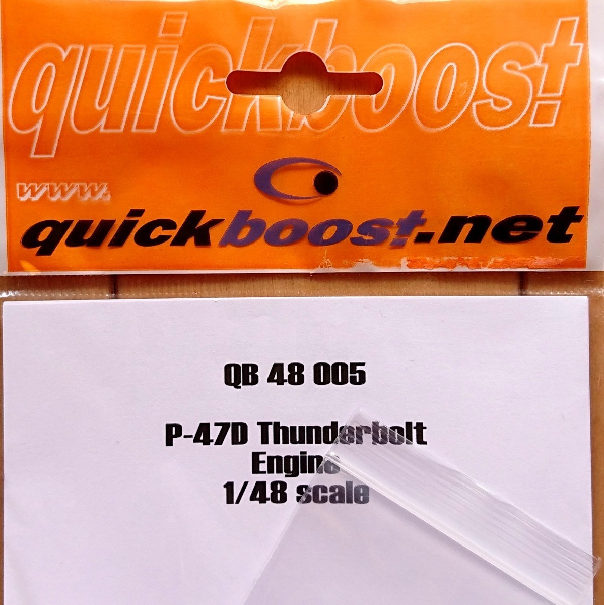 【新品、未開封】quickboost QB48-005 1/48 P-47D Thunderbolt サンダーボルト Engine エンジン レジン製ディテールアップパーツ タミヤ用_画像4