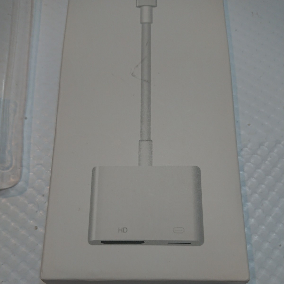 【美品】ライトニングデジタルAVアダプター iPhone iPad ライトニングケーブル テレビに写せる ライトニングアダプター HDMI no.2_画像4
