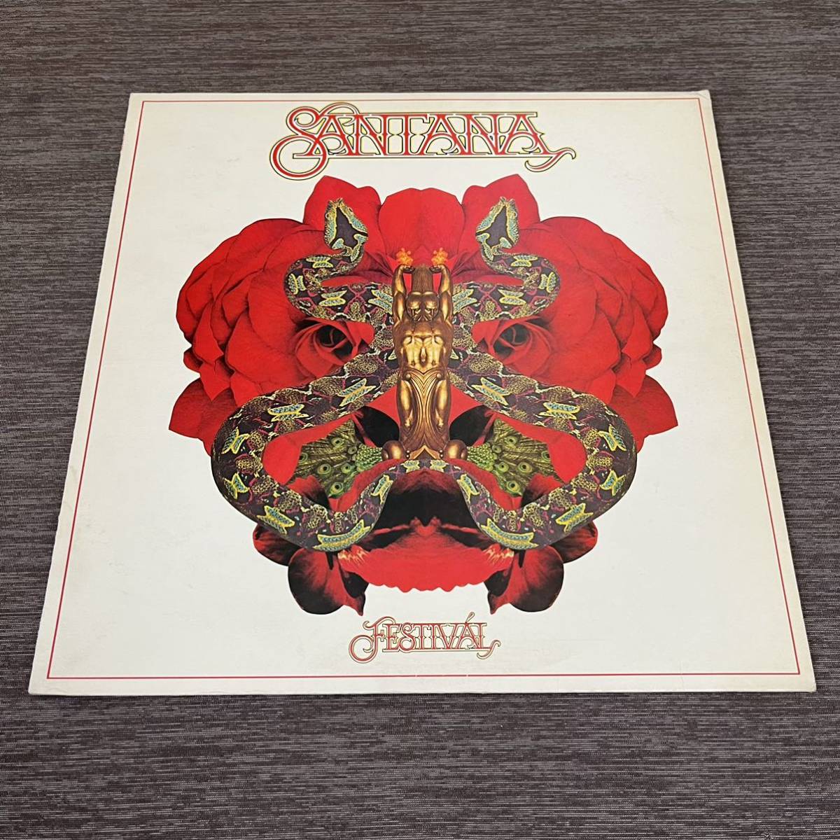 【国内盤】SANTANA FESTIVAL サンタナ フェスティバル /LP レコード / 25AP333 / ライナー、スリーブ有 / 洋楽ロック /_画像1