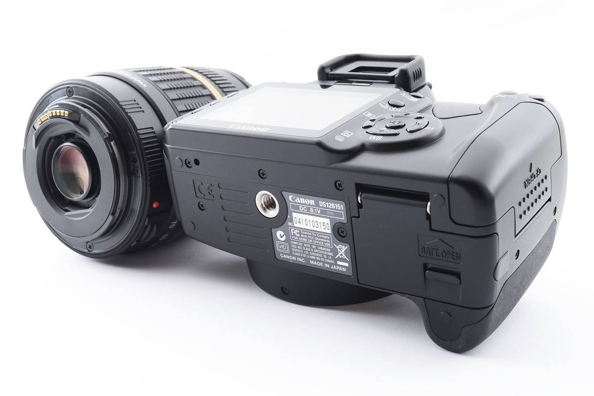 【美品】Canon キャノン EOS Kiss Digital X + TAMRON 18-200mm F3.5-6.3 XR Di II LD　#YO30JL23109_画像3