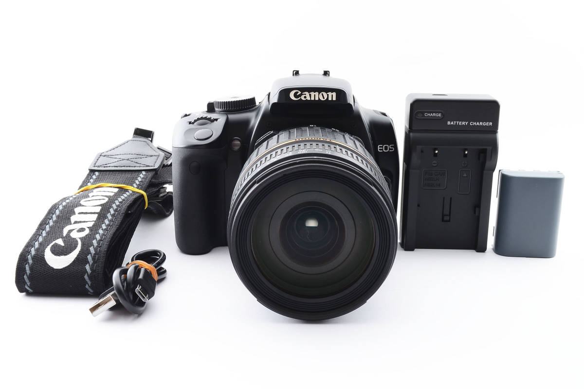 【美品】Canon キャノン EOS Kiss Digital X + TAMRON 18-200mm F3.5-6.3 XR Di II LD　#YO30JL23109