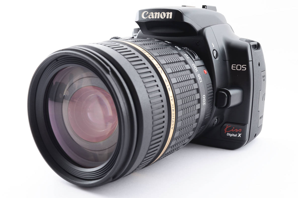 【美品】Canon キャノン EOS Kiss Digital X + TAMRON 18-200mm F3.5-6.3 XR Di II LD　#YO30JL23109_画像2