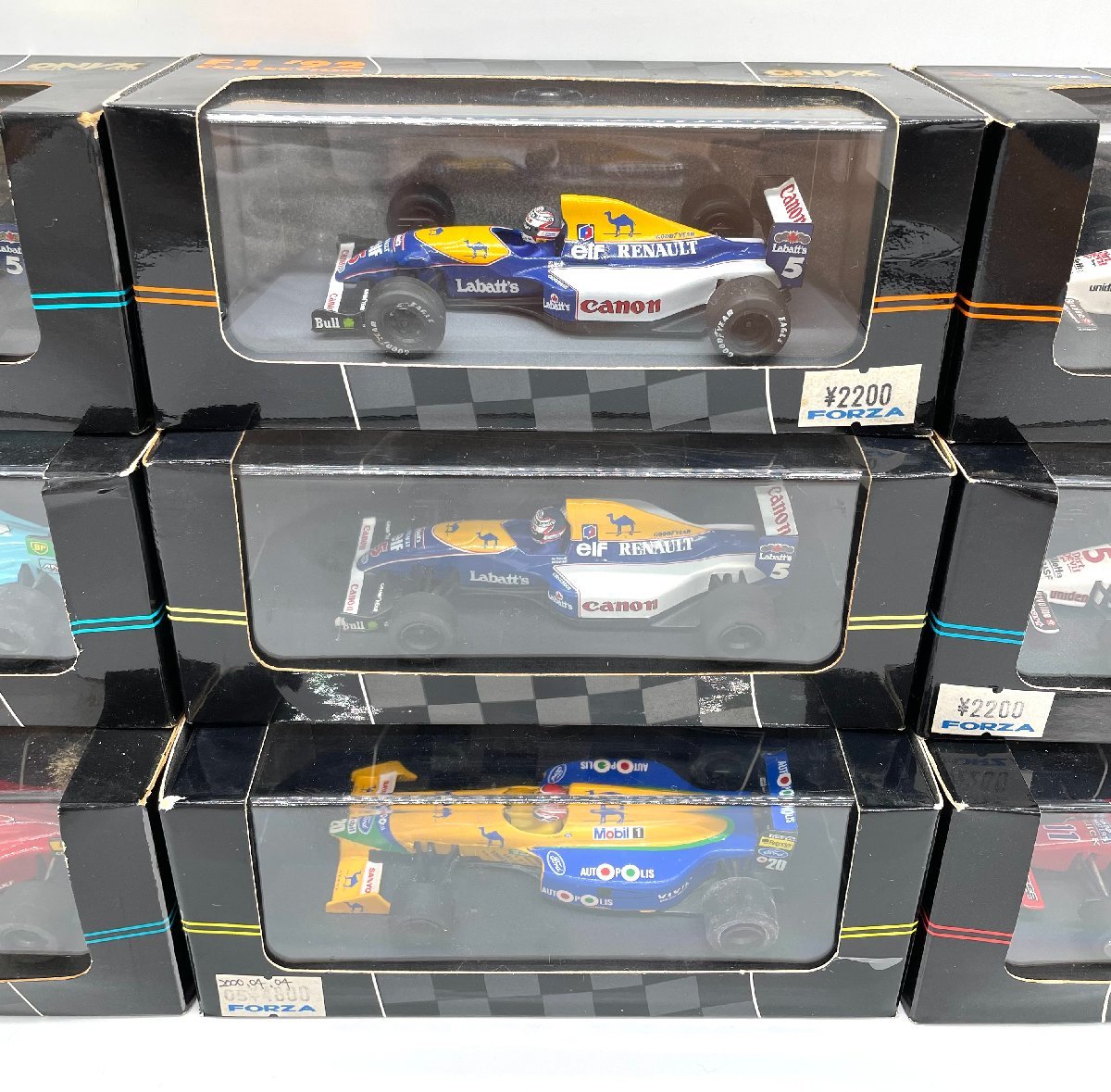 △ONYX オニキス MODEL CARS FORMULA 1 90/91/92 COLECTION コレクション 9台 まとめ品_画像3