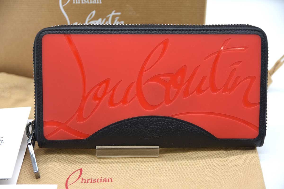 ○【美品】ルブタン パネトーネ ウォレット スニーカーソール ラウンド
