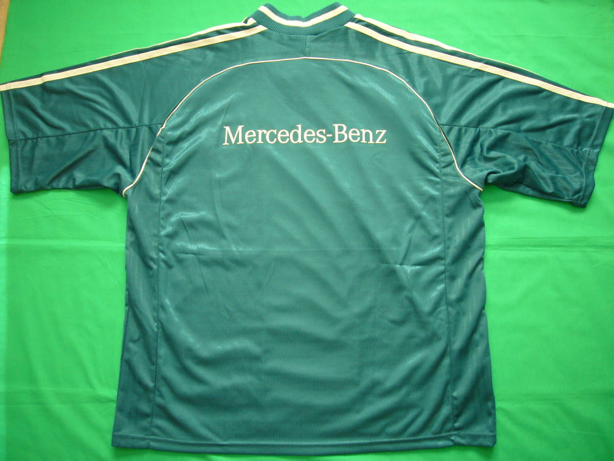紙タグ付き ドイツ(A) トレーニング 1998 メルセデスベンツ DFB Mercedes Benz KEINE MACHT DEN DROGEN adidas FIFA WORLD CUP 98_画像2