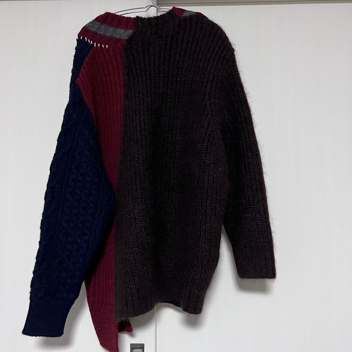 kolor/20aw/ニット/ウール/モヘヤ-