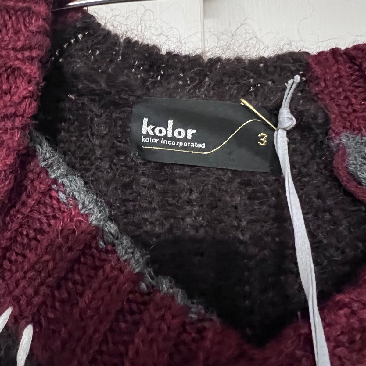 kolor/20aw/ニット/ウール/モヘヤ-