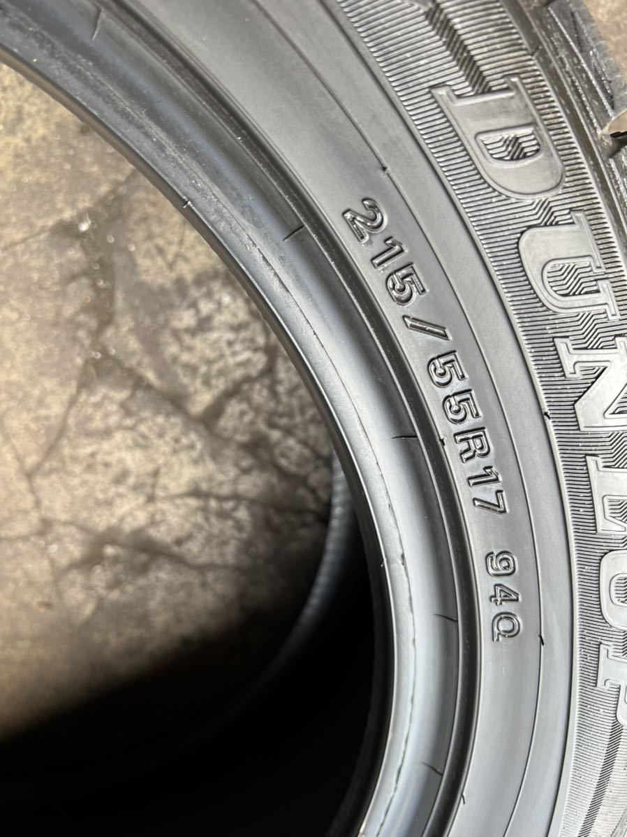 スタッドレス　DUNLOP WINTERMAXX WM01 215/55R17 エスティマ クラウン オデッセイ ヴェゼル ジューク レガシィ レクサス　HS 2019 4本_画像7