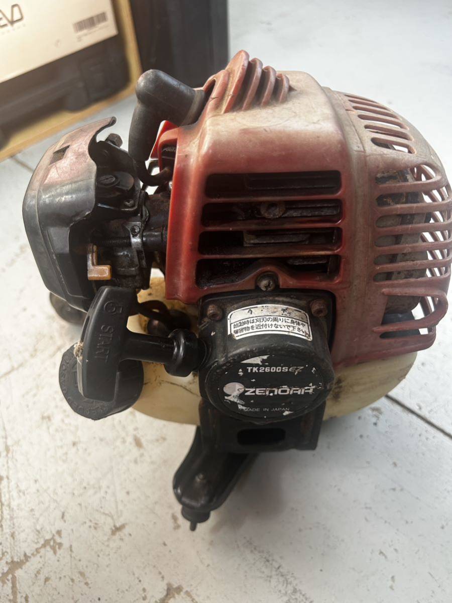 Yahoo!オークション - 中古 草刈り機 背負い ゼノア TK2600SEZ Yahoo!オークション - 中古 草刈り機 背負い ゼノア TK2600SEZ