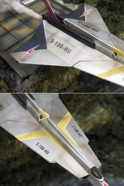 Ultra Seven / Ultrahawk / UH - 001 - 3 / Diorama /成品/亞克力外殼附件[K] 原文:ウルトラセブン/ウルトラホーク/UH-001-3/ジオラマ/完成品/アクリルケース付　[K]