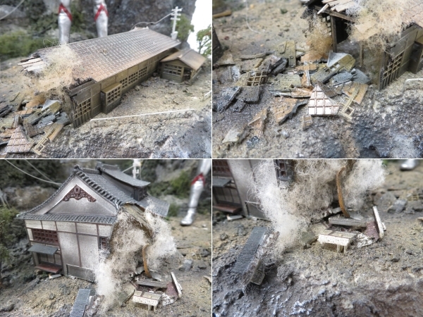 奧特曼/ Diorama /成品/帶丙烯酸外殼[K] 原文:ウルトラマン/ジオラマ/完成品/アクリルケース付　[K]