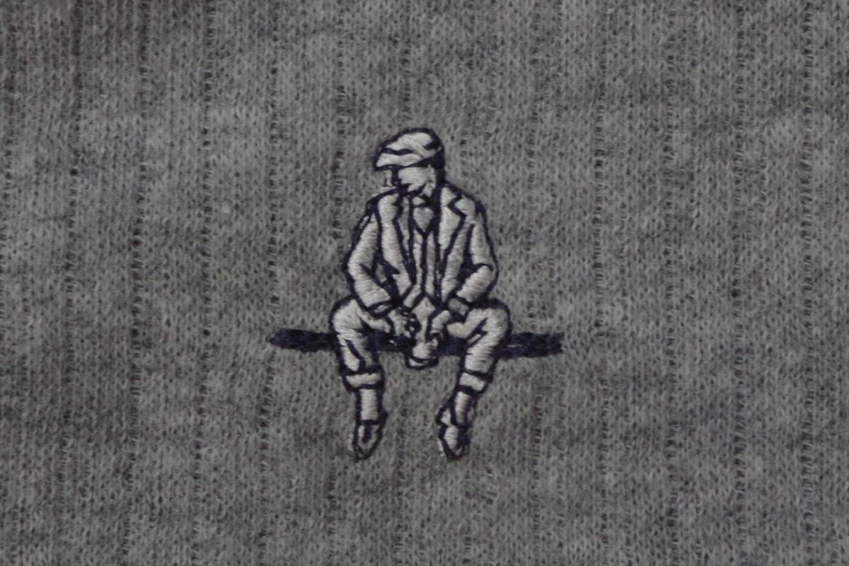  prompt decision * paul (pole) Stuart PAUL STUART for man cardigan (L)N4 new goods 