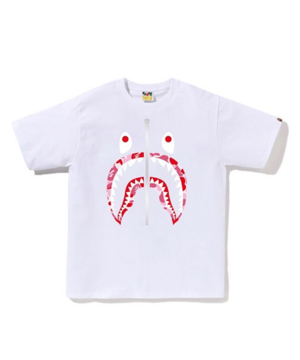 A BATHING APE ピンクシャークTシャツ Yahoo!フリマ（旧）-