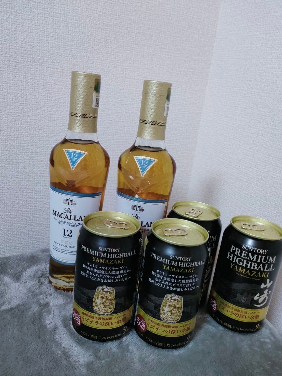 マッカラン 12年 350ml2本プレミアムハイボール 山崎4本セット マッカラン 12年 350ml2本プレミアムハイボール 山崎4本セット