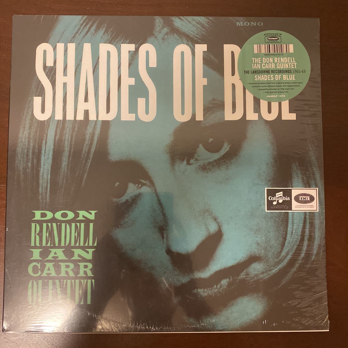 新品未開封 Don Rendell Ian Carr Quintet / Shades Of Blue アナログ盤 ドン・レンデル イアン・カー Jazzman 名盤 LP 再発盤 180g重量盤_画像1