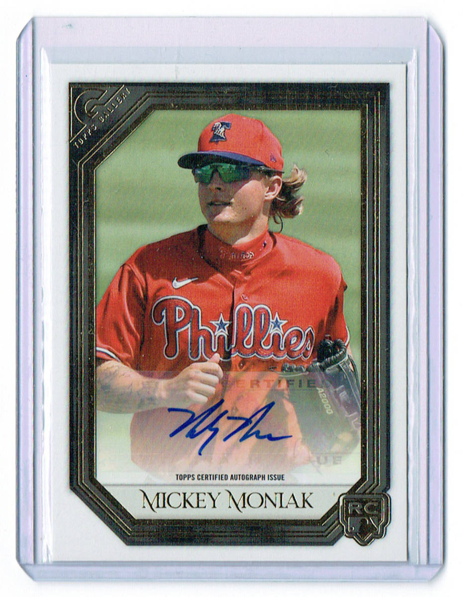 直筆サイン!【Mickey Moniak ミッキー・モニアック】2021 Topps