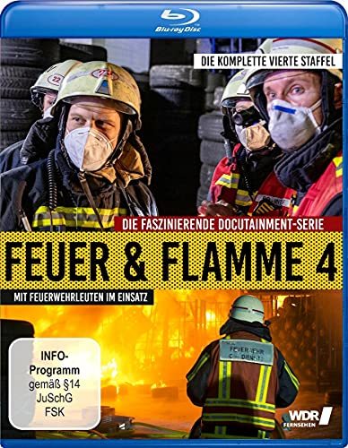 Feuer und Flamme - Mit Feuerwehrm?nnern im Einsatz. Staffel.4, 1 Blu-(中古品)