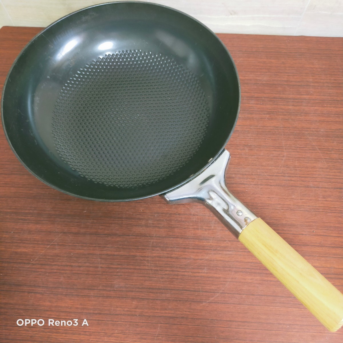 フライパン天ぷら鍋鉄鍋中華鍋調理器具木柄おたま油きり3点セット