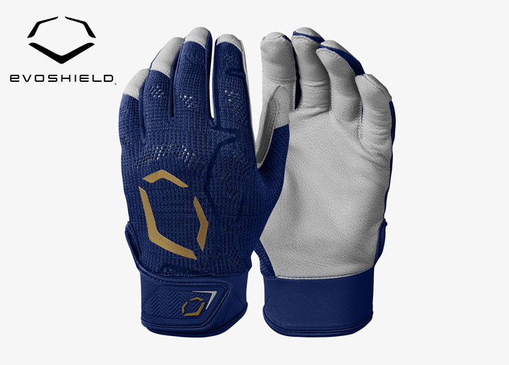 【日本未発売】Evoshield エボシールド 野球 バッティンググローブ 両手用 PRO-SRZ BATTING 打撃用 ネイビー wlwb571180navyl_画像1