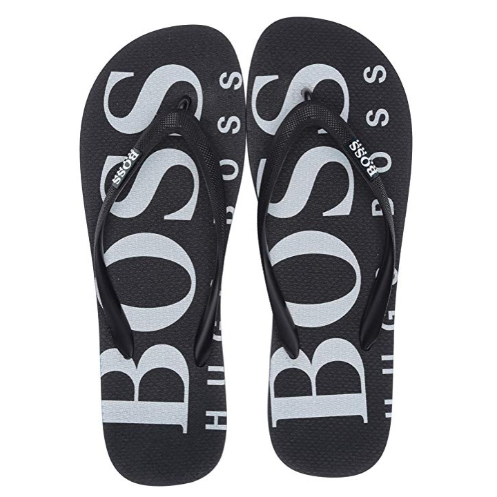 ヒューゴボス Hugo Boss Wave Thong Rubber Sandal Flip-Flop ヒューゴボス サンダルダークブルー 28-29cm hb50388497darkblue11_画像1