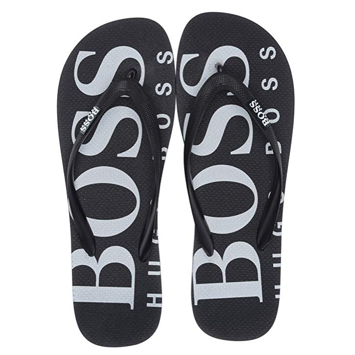 ヒューゴボス Hugo Boss Wave Thong Rubber Sandal Flip-Flop ヒューゴボス サンダルダークブルー 26-27cm hb50388497darkblue9_画像1