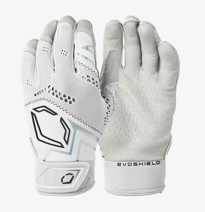  【USA物】エボシールド PRO-SRZ V2 BATTING GLOVES バッティンググローブ ホワイト サイズL 野球 大人用 wiwb57305whl_画像1