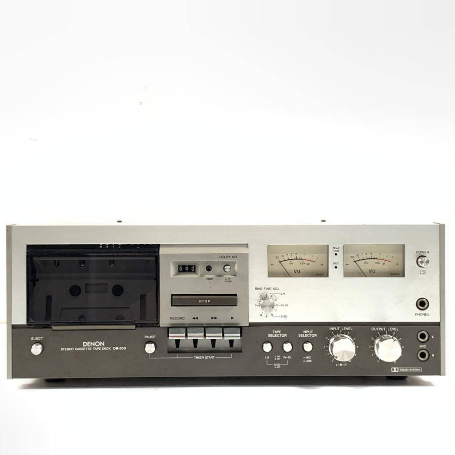 DENON デノン DR-350 カセットデッキ プレーヤー レコーダー Yahoo!オークション - DENON デノン DR-350 カセットデッキ