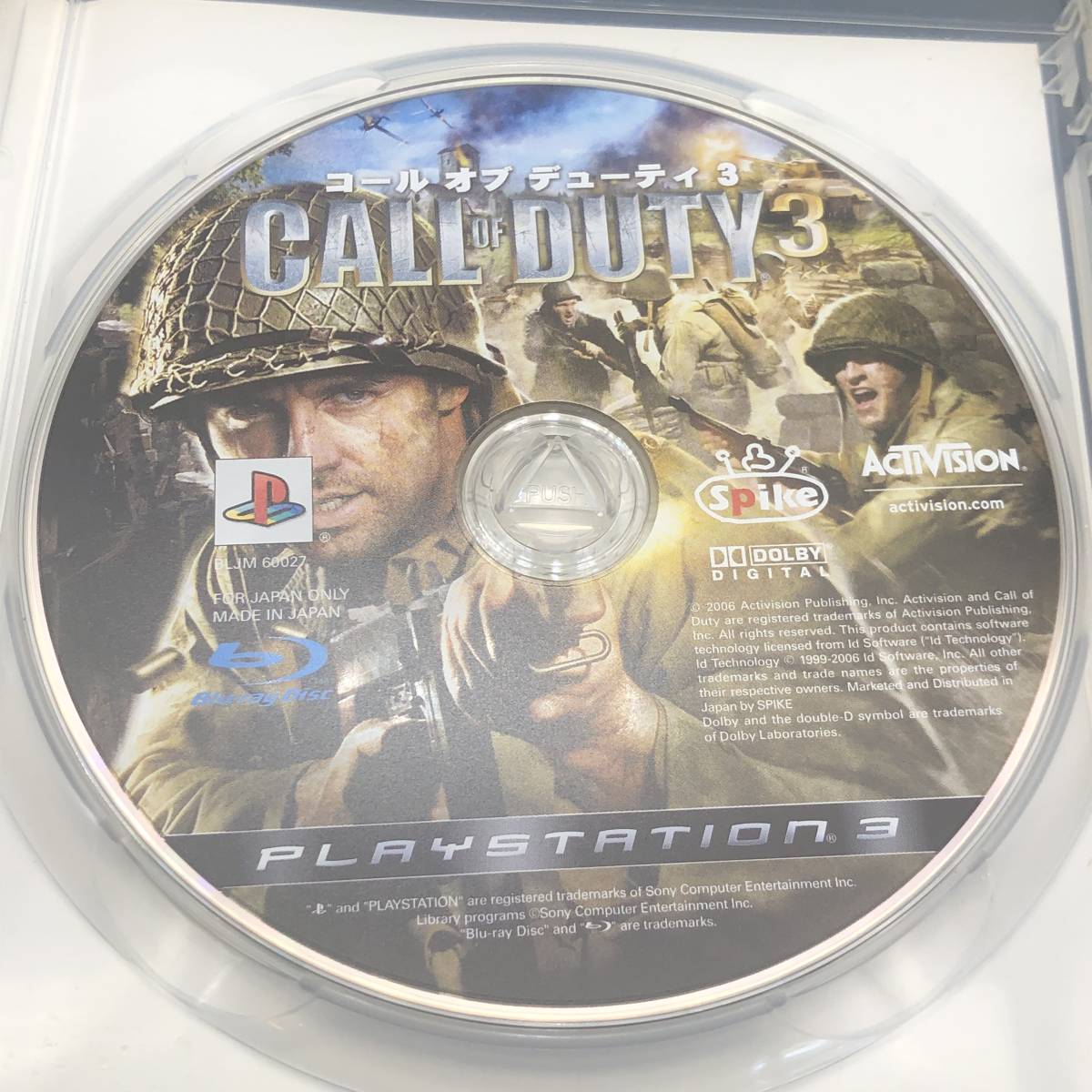 【PS3】コールオブデューティー3 CALL OF DUTY 3 ゲームソフト_画像3