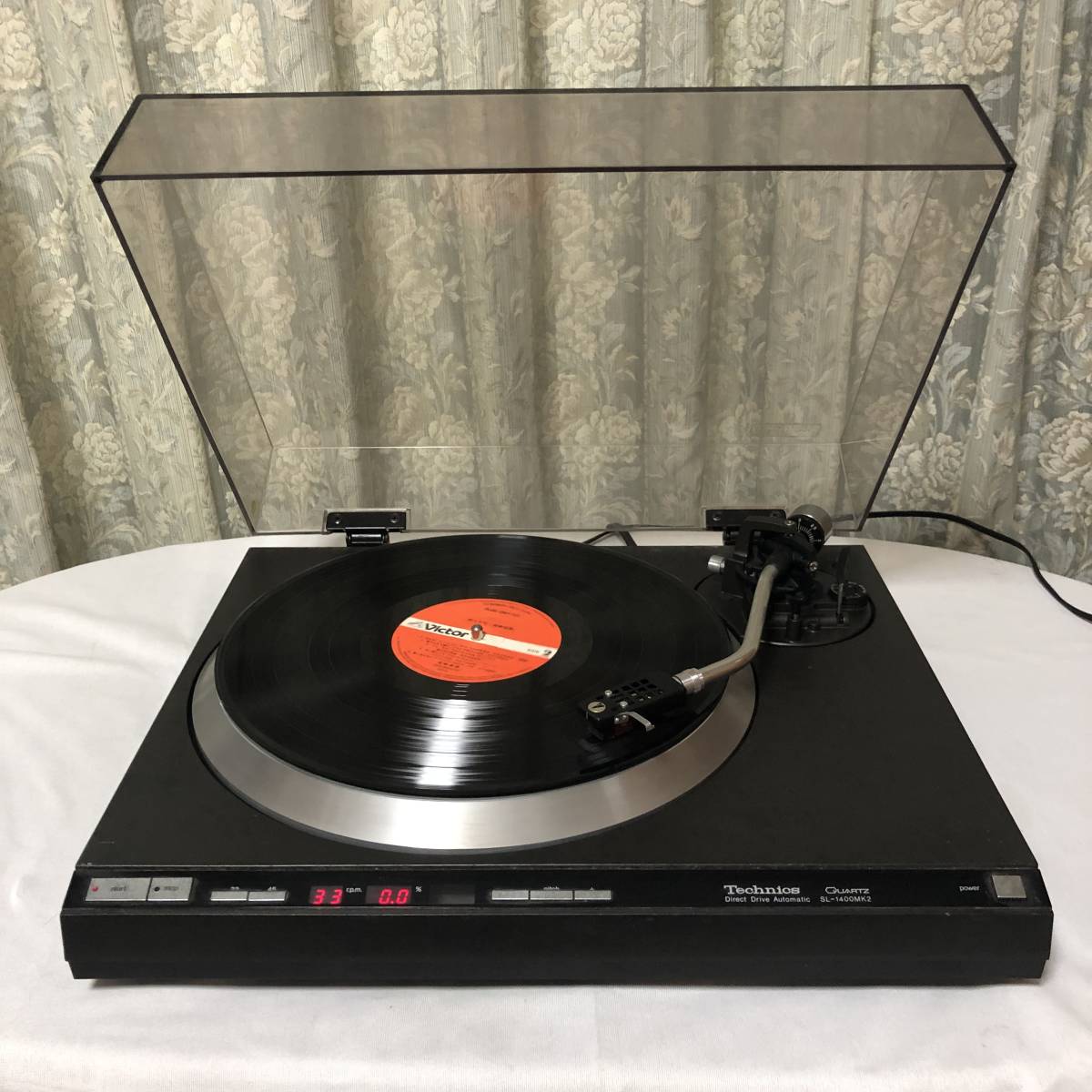 JChere雅虎拍卖代购：【動作確認済】Technics SL-1400MK2 ターンテーブル