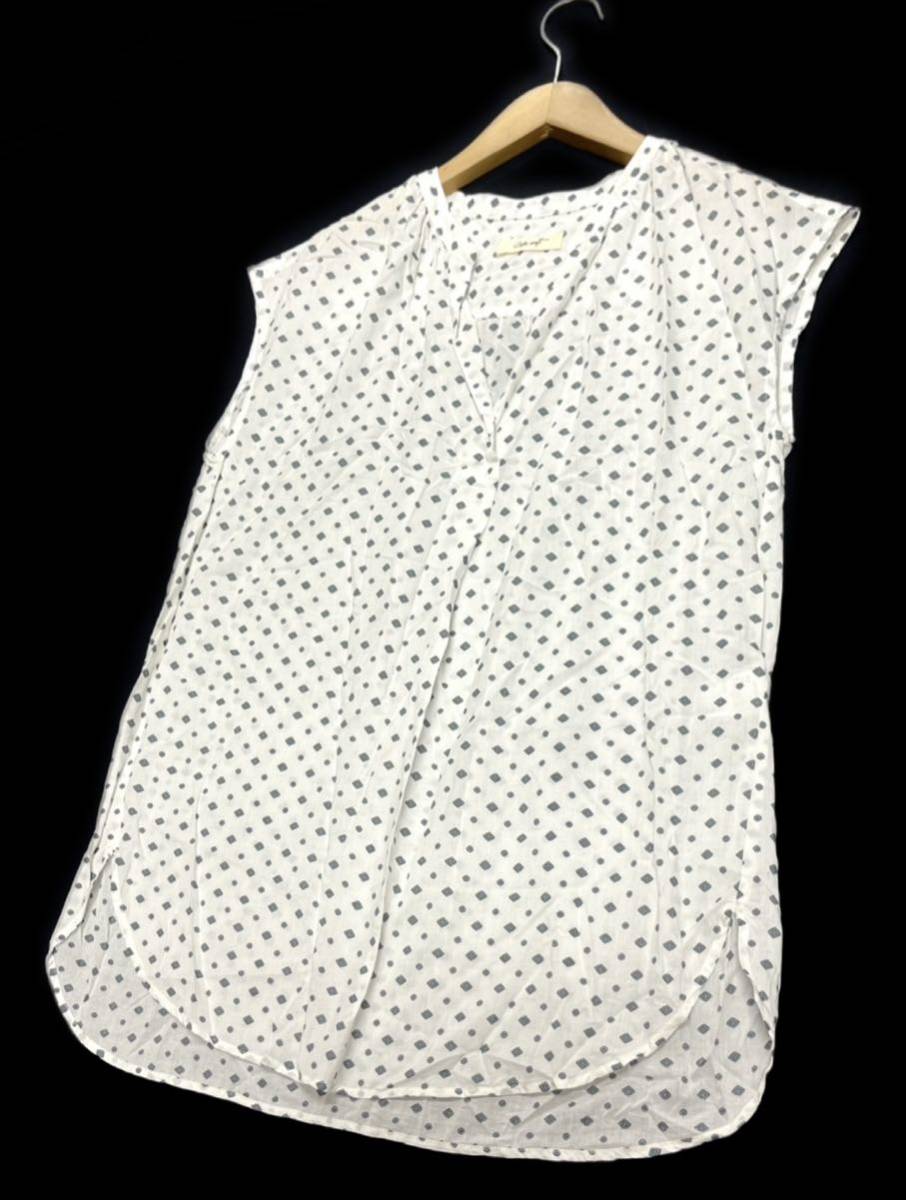 Cepo claft*sepo*(M) easy width of a garment blouse tunic / white series 