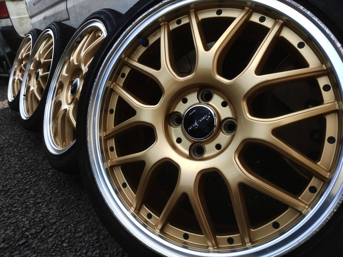 キューブ外し BLEST EURO SPORT 17インチ7J+53 4穴PCD100 キューブ外し BLEST EURO SPORT 17インチ7J+53 4穴PCD100