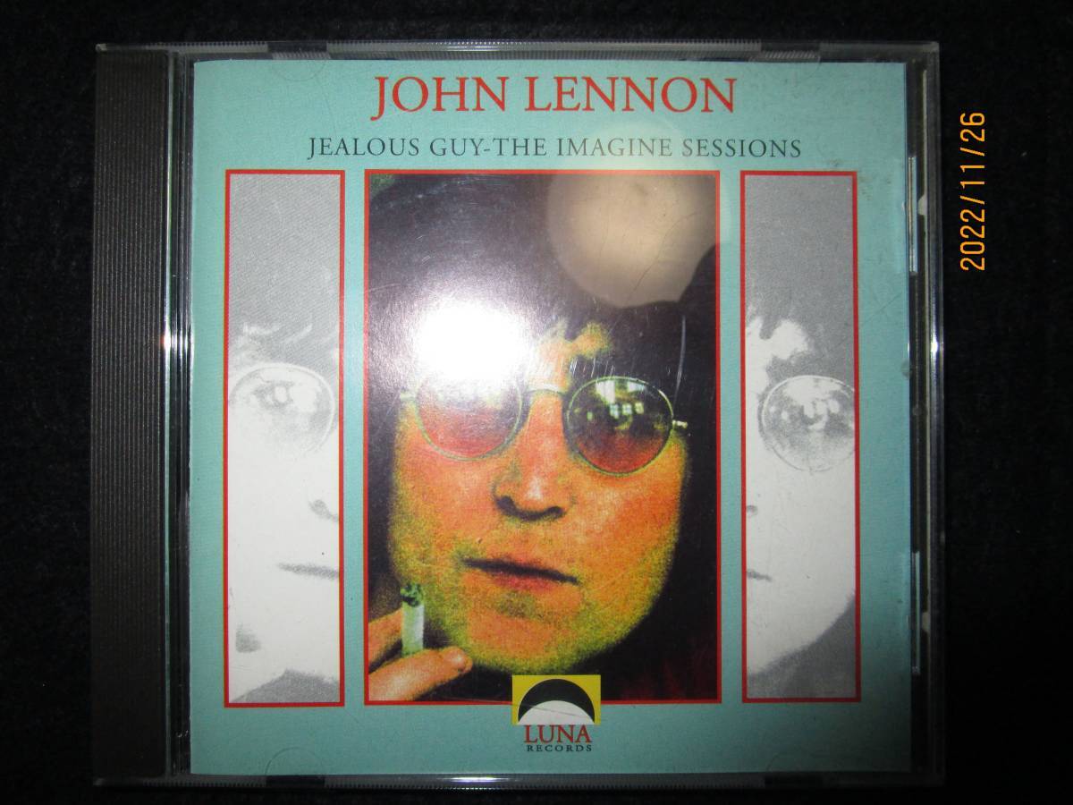 送料無料 即決 レア コレクター盤CD John Lennon ジョン レノン JEALOUS GUY THE IMAGINE SESSION PLASTIC ONO BAND イマジン LUNA RECORDS