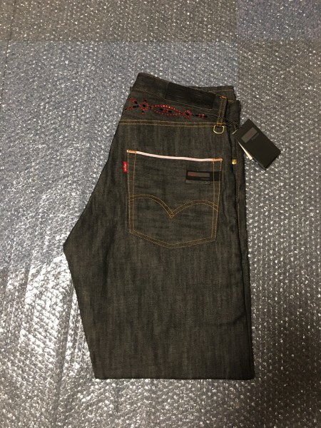 新品未使用タグ付★Levi's Fenom Ruby Disco ブラック FM505-0207M リジッド W34 Fragment_画像1