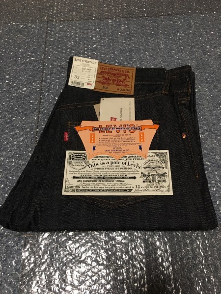 激レア デッド★新品未使用タグ付★LEVI'S VINTAGE CLOTHING LVC 502-XXOR オリジナルアンウォッシュ W33L34