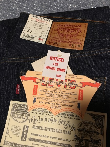 100%本物 CLOTHING VINTAGE デッド☆新品未使用タグ付☆LEVI'S 激レア