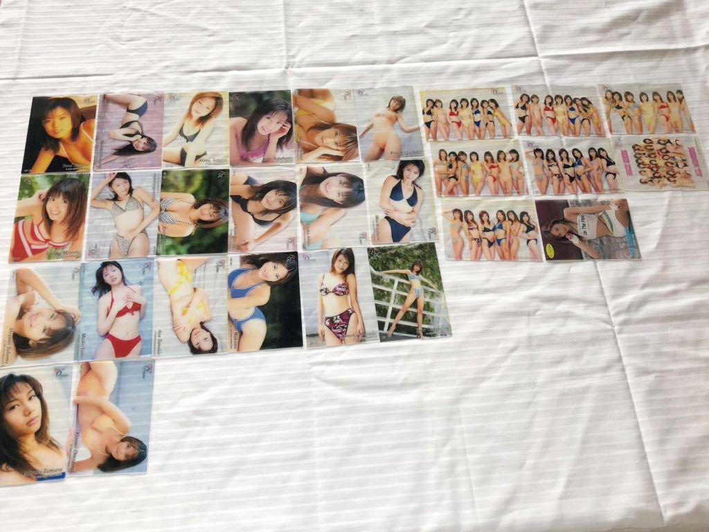  race queen clear card 1999 SHIN YANAGISHI ream number SP01 ~SP20 till. 20 sheets + SP21~SP27 7 sheets +s14 1 sheets total 28 pieces set 
