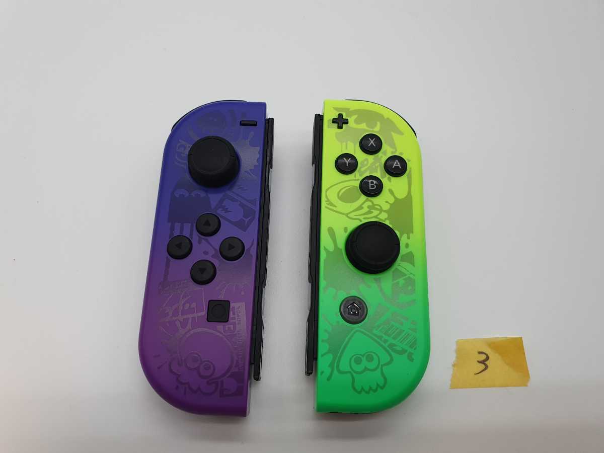 【保障できる】 送料無料　任天堂　スプラトゥーン3カラー3　NintendoSwitch　ニンテンドースイッチ　ジョイコン　LR JOY-CON左右セットコントローラ ニンテンドースイッチアクセサリー