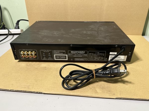 「岐阜発送」23080123　MARANTZ　CM6001　CD/MDデッキ　通電確認済　　ジャンク品_画像7