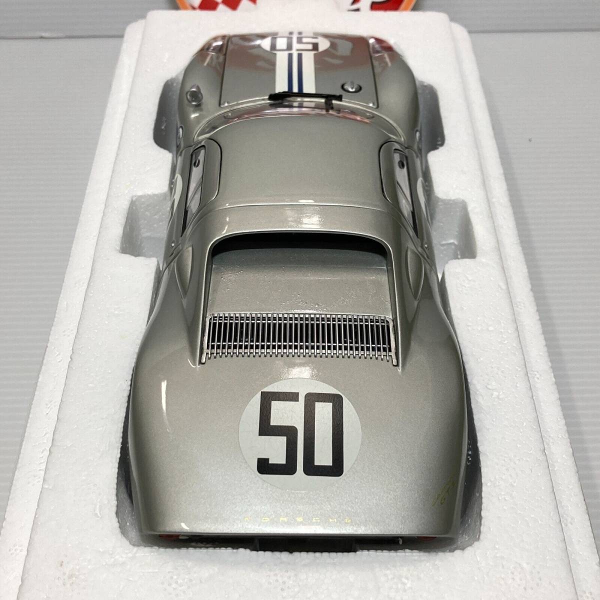 1/18 ミニチャンプス ポルシェ 904 GTS レーシング Racing 1964 #50 シルバー Silver 180646750 MINICHAMPS_画像3