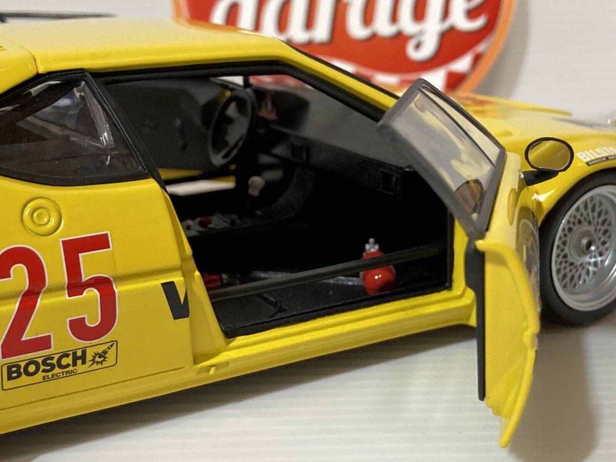 1/18 ミニチャンプス BMW M1 プロカー Procar マンフレッド・ヴィンケルホック　Manfred Winkelhock DRM 1980 #25 Yellow 180802925_画像5