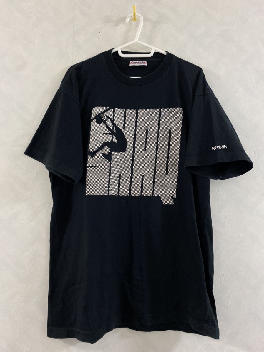 Reebok SHAQ Tシャツ サイズL ヴィンテージ 90s リーボック シャック シャキール・オニール 古着 NBA