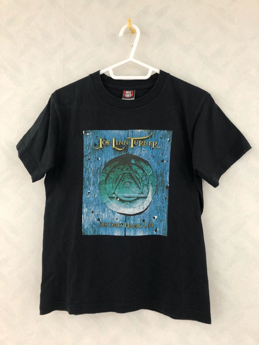 JOE LYNN TURNER with Akira Kajiyama JAPAN TOUR 2001 vs.ALCATRAZZ Tシャツ サイズXS SECOND HAND LIFE ジョーリンターナー 梶山章_画像1
