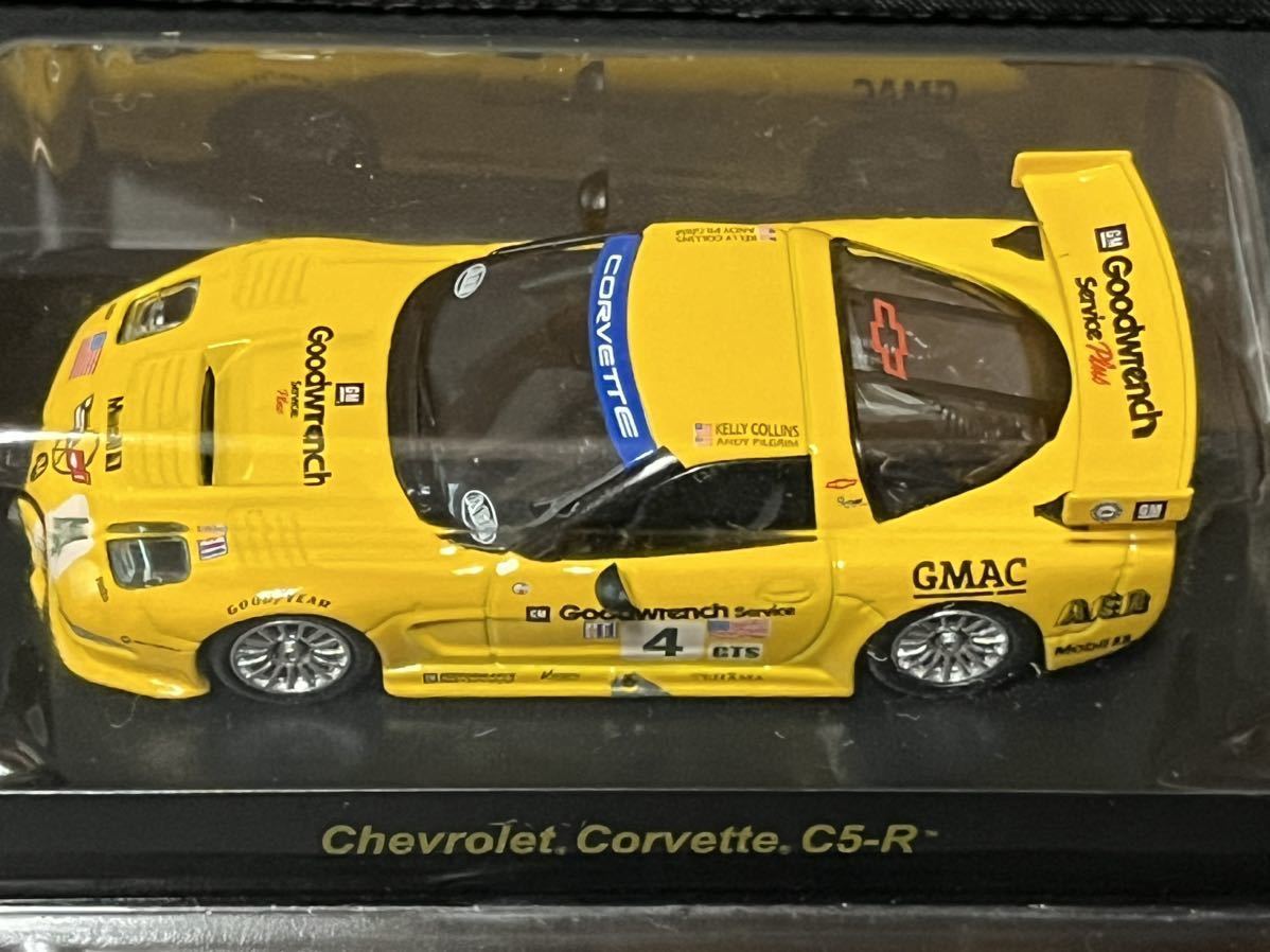 京商 1/64 USAスポーツカーミニカーコレクション2 CHEVROLET CORVETTE C6-R シボレー コルベット #4_画像5