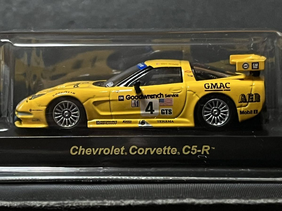 京商 1/64 USAスポーツカーミニカーコレクション2 CHEVROLET CORVETTE C6-R シボレー コルベット #4_画像1