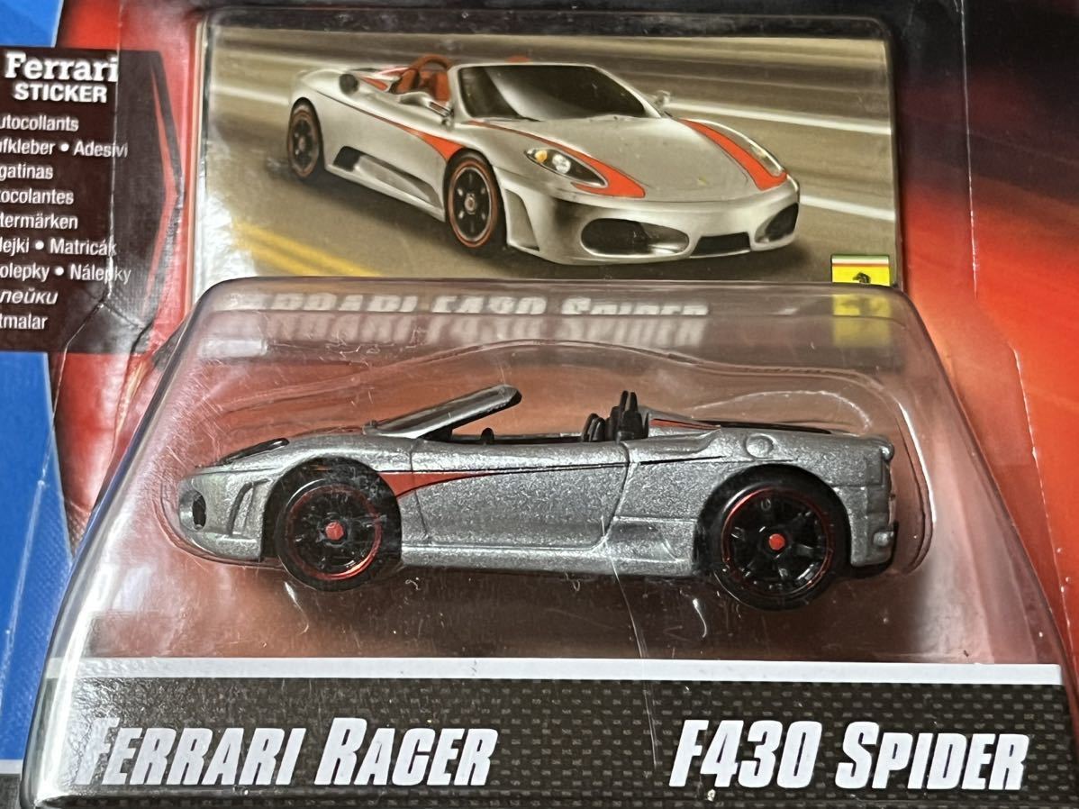 ホットウィール Hot Wheels フェラーリ レーサー F430 スパイダー シルバー